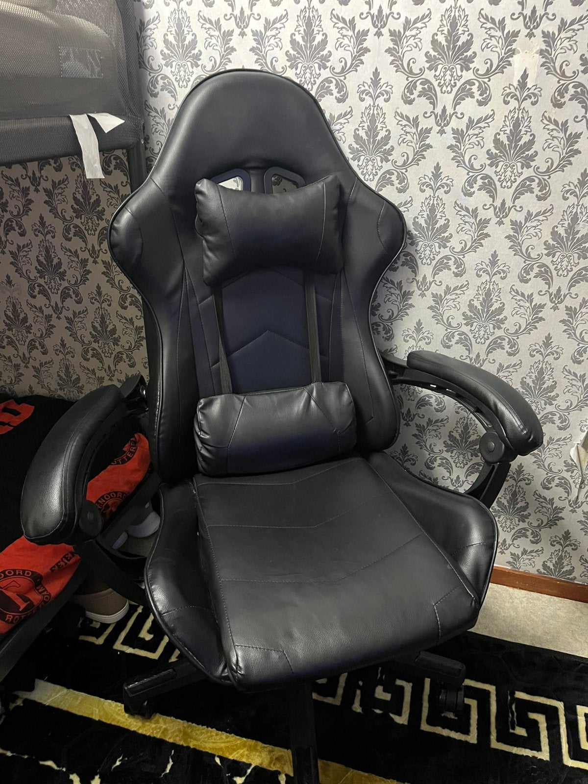 Zwarte Gaming stoel, Ophalen, Zwart