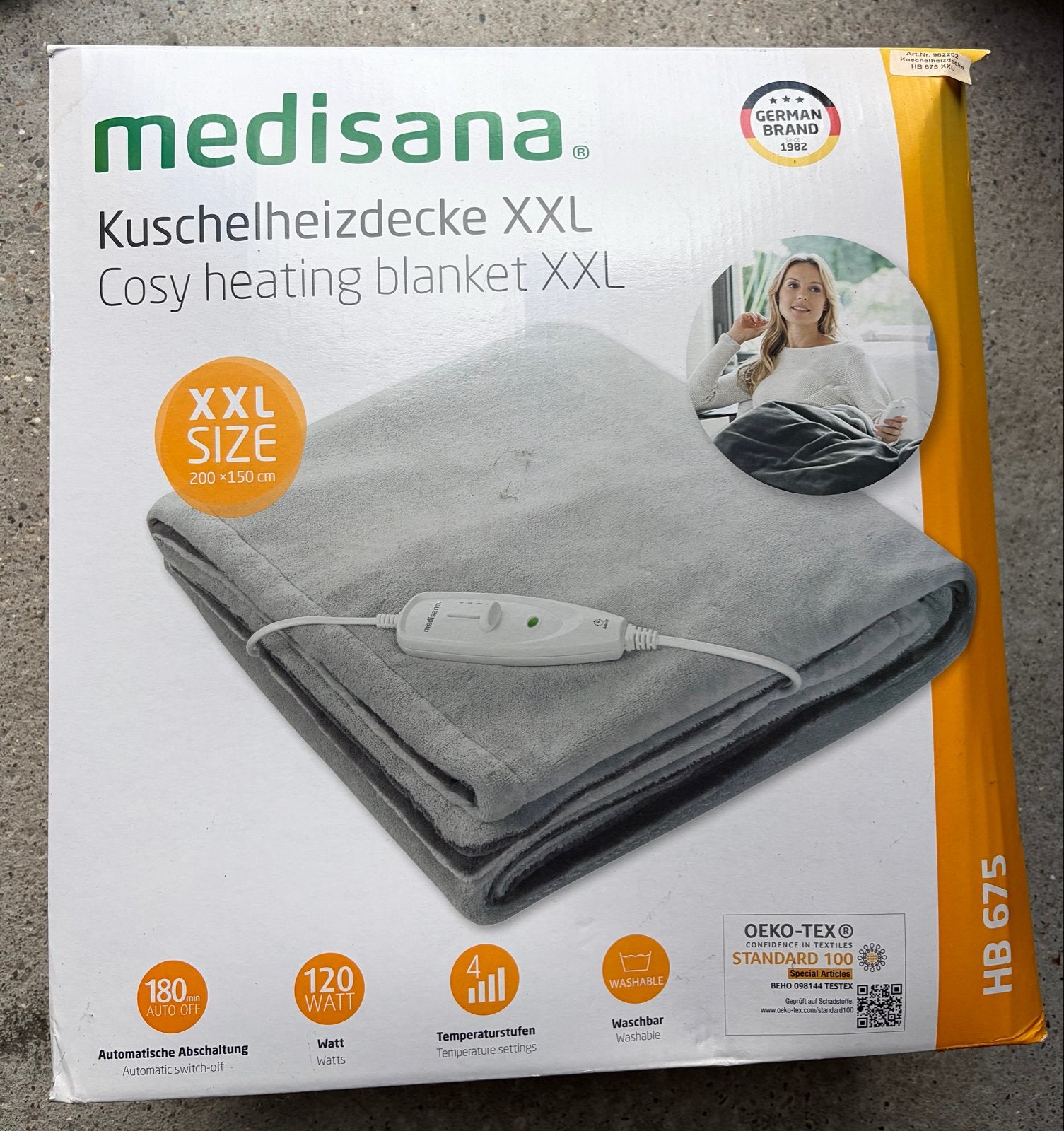 Medisana elektrische deken XXL - Cosy verwarmingsdeken, Ophalen of Verzenden, Nieuw
