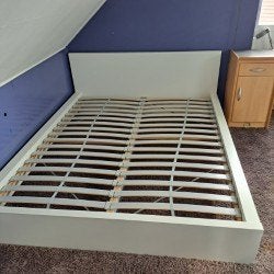2 persoons bed, Ophalen, Tweepersoons, Zo goed als nieuw, 180 cm