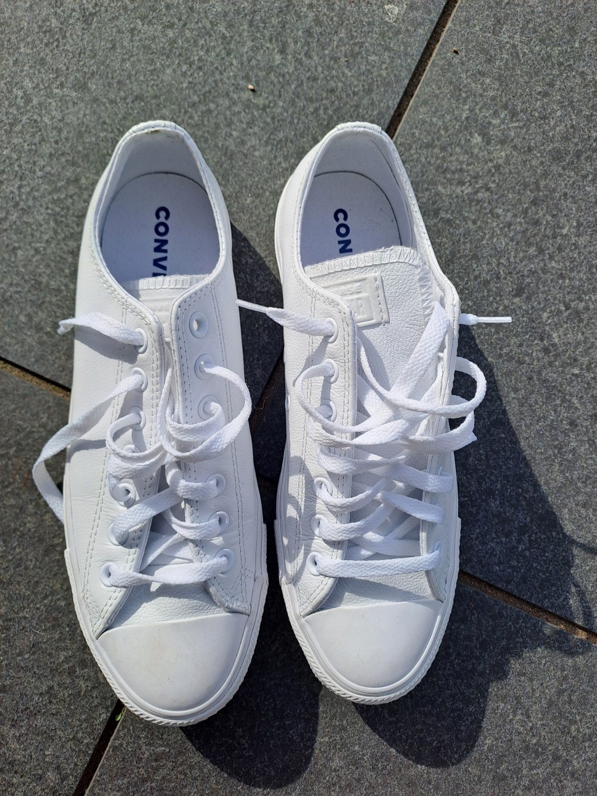 Witte Converse All Star Sneakers - Maat 42.5, Wit, Converse, Ophalen of Verzenden, Sneakers of Gympen