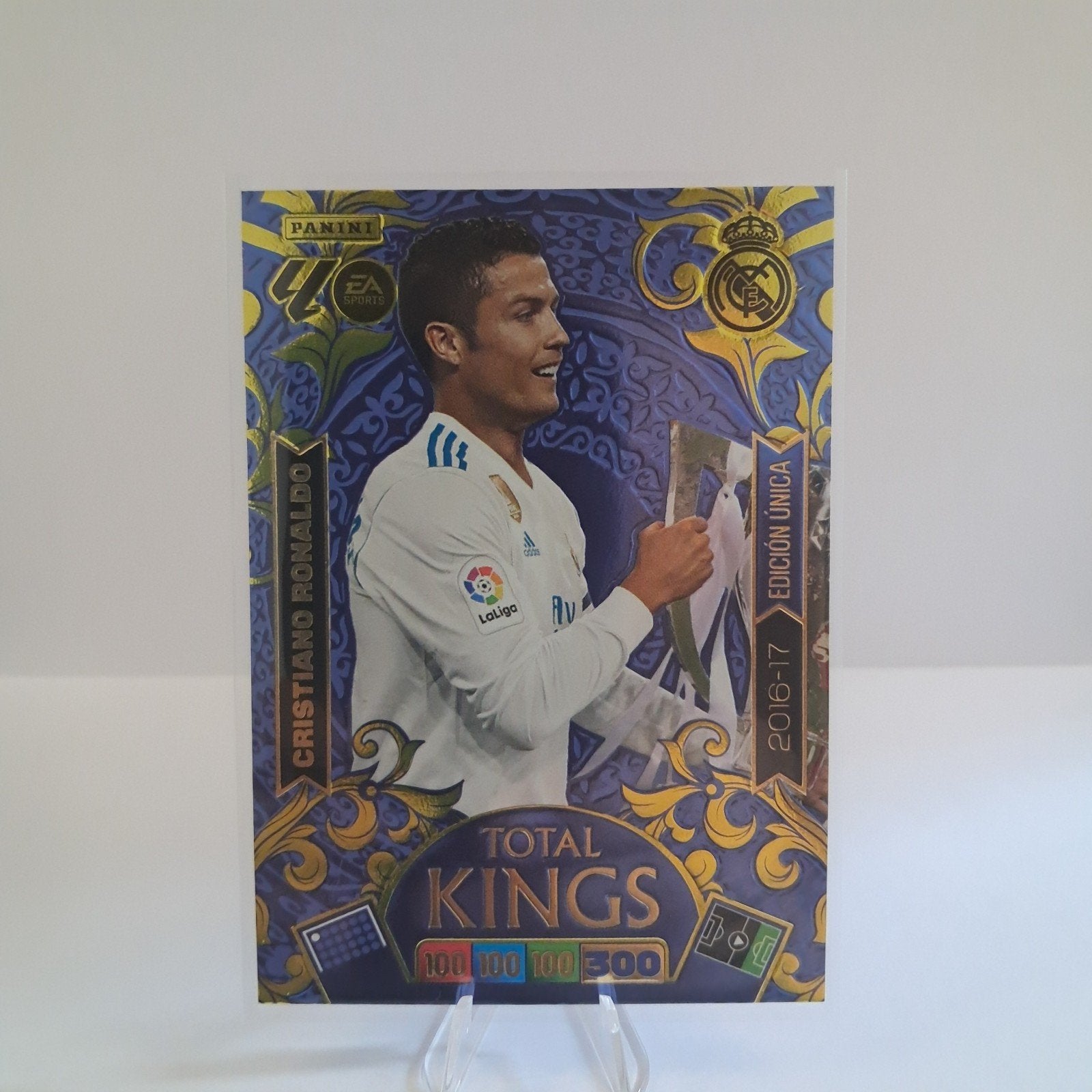 panini total kings cristiano ronaldo, Ophalen of Verzenden, Nieuw, Plaatje