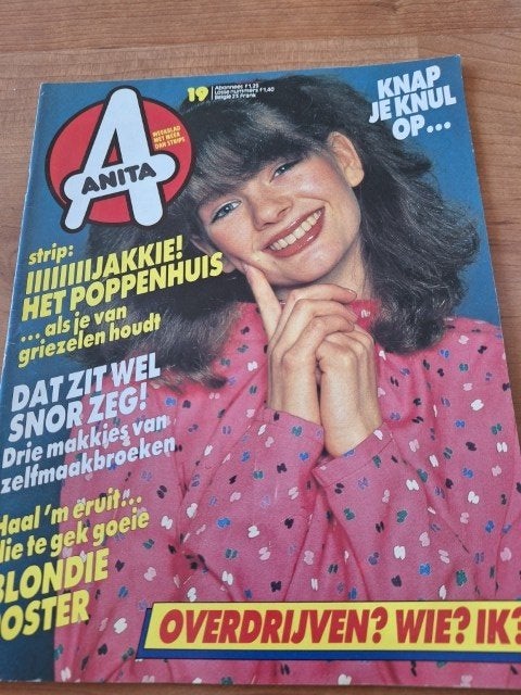 Anita tijdschrift 1980 Phil Collins Blondie, Boeken, Verzenden, Gelezen, Overige typen
