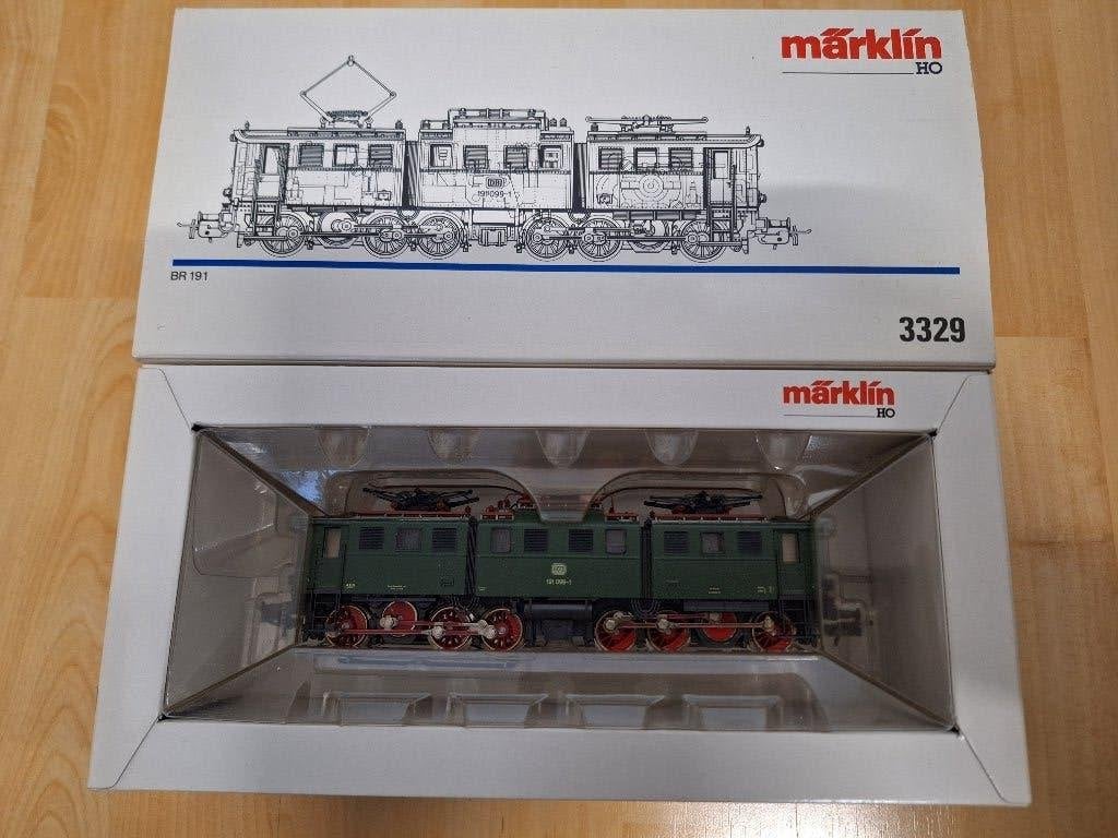 Marklin E Loc  3329, Wisselstroom, Locomotief, Ophalen of Verzenden, Zo goed als nieuw