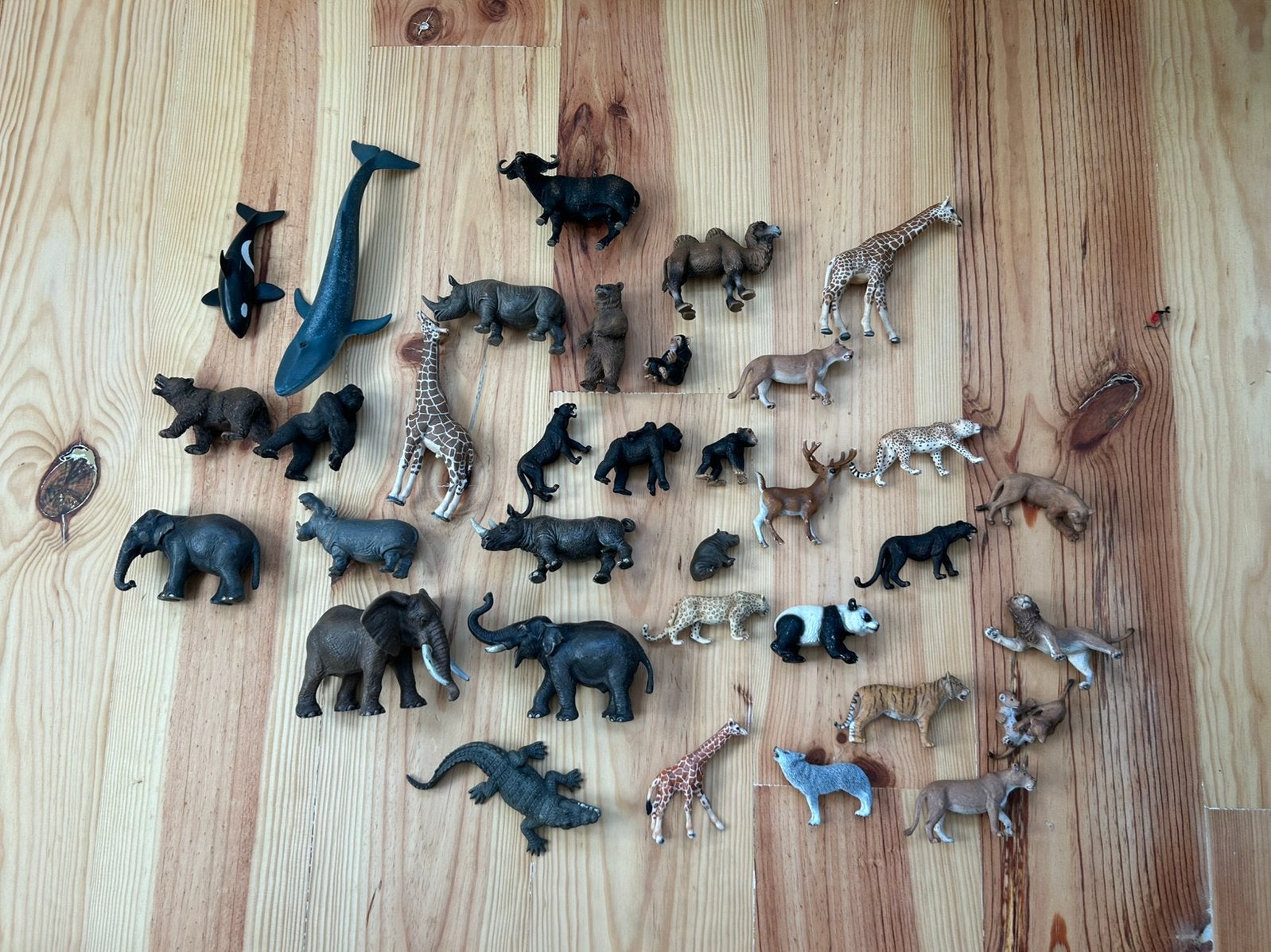 Bundel schleich dieren, Ophalen of Verzenden, Zo goed als nieuw, Hond of Kat, Beeldje of Figuurtje
