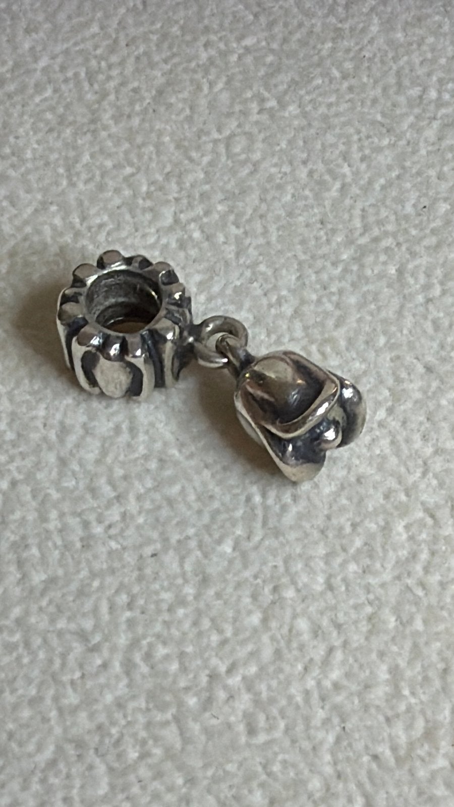 Pandora Tulp Hangende Bedel Zilver 925 - Retired 790230, Pandora, Ophalen of Verzenden, Zo goed als nieuw, 1 bedel
