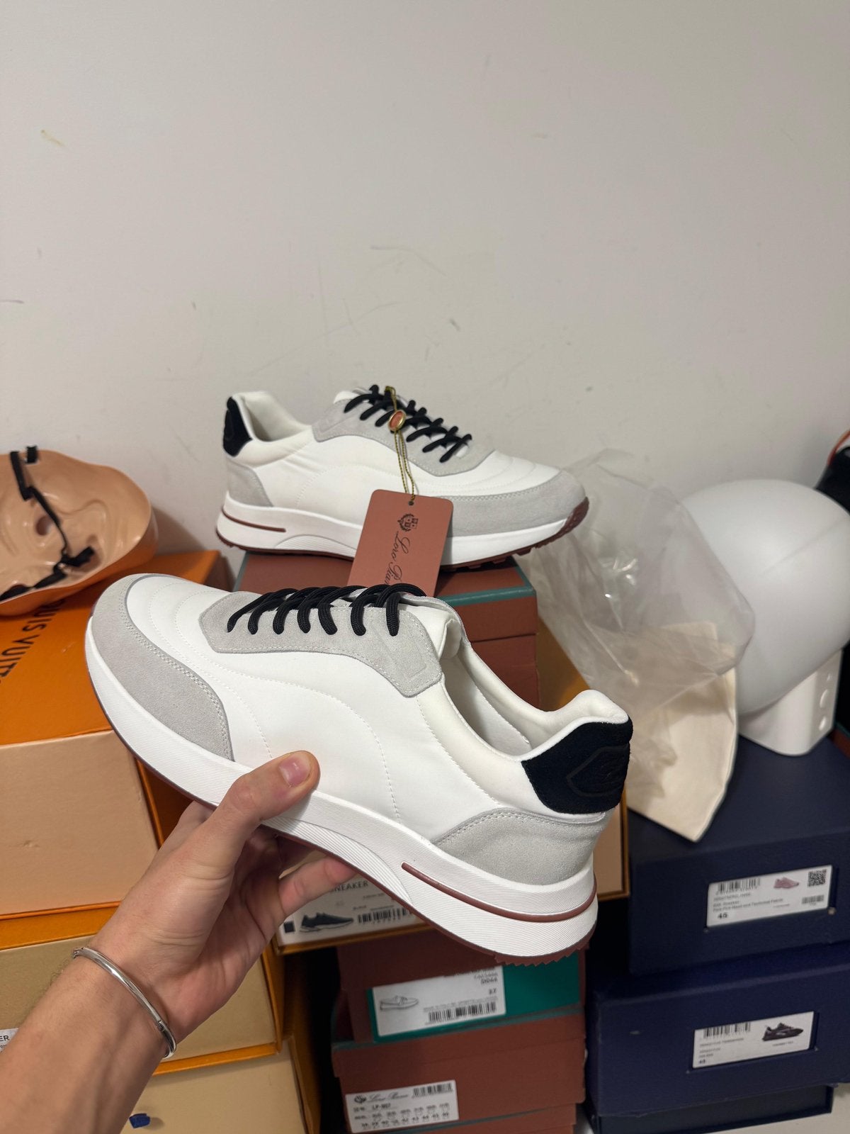Loro Piana Week End Walk wit, Kleding | Heren, Schoenen, Ophalen of Verzenden, Nieuw, Wit
