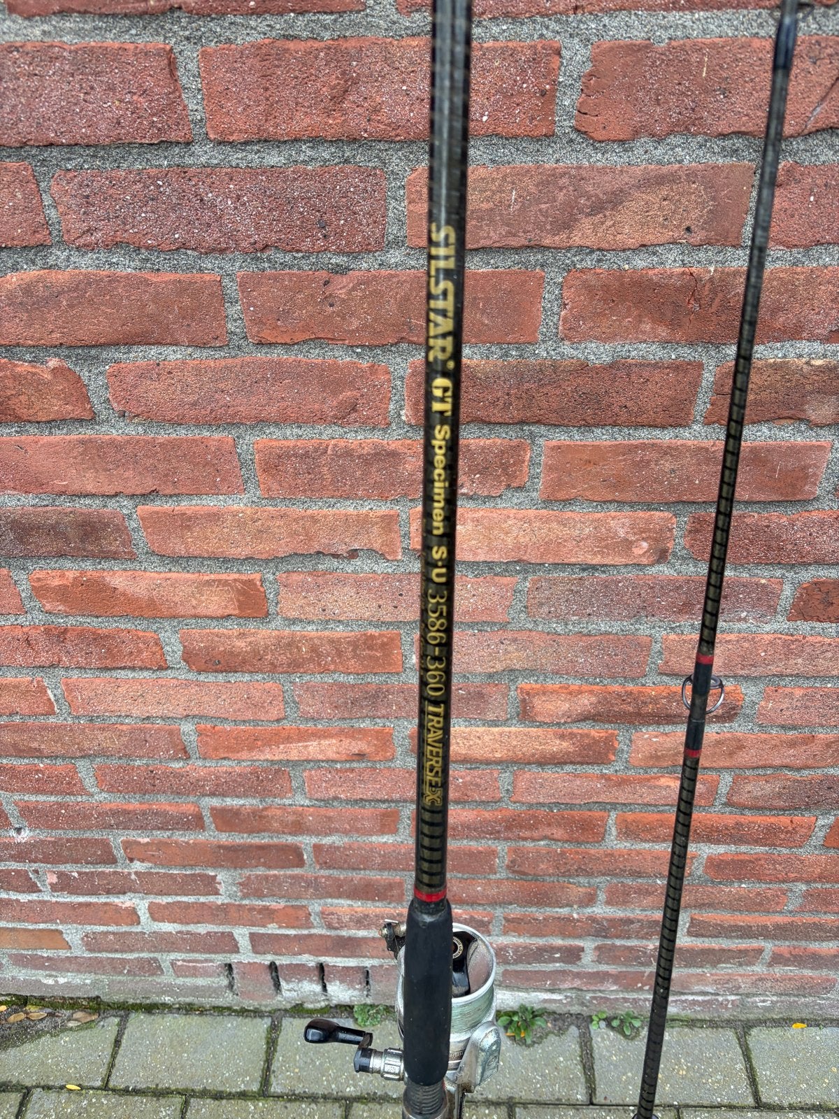 Vishengel Silstar GT Specimen met Daiwa 7000C molen, Ophalen, Gebruikt, Complete hengel