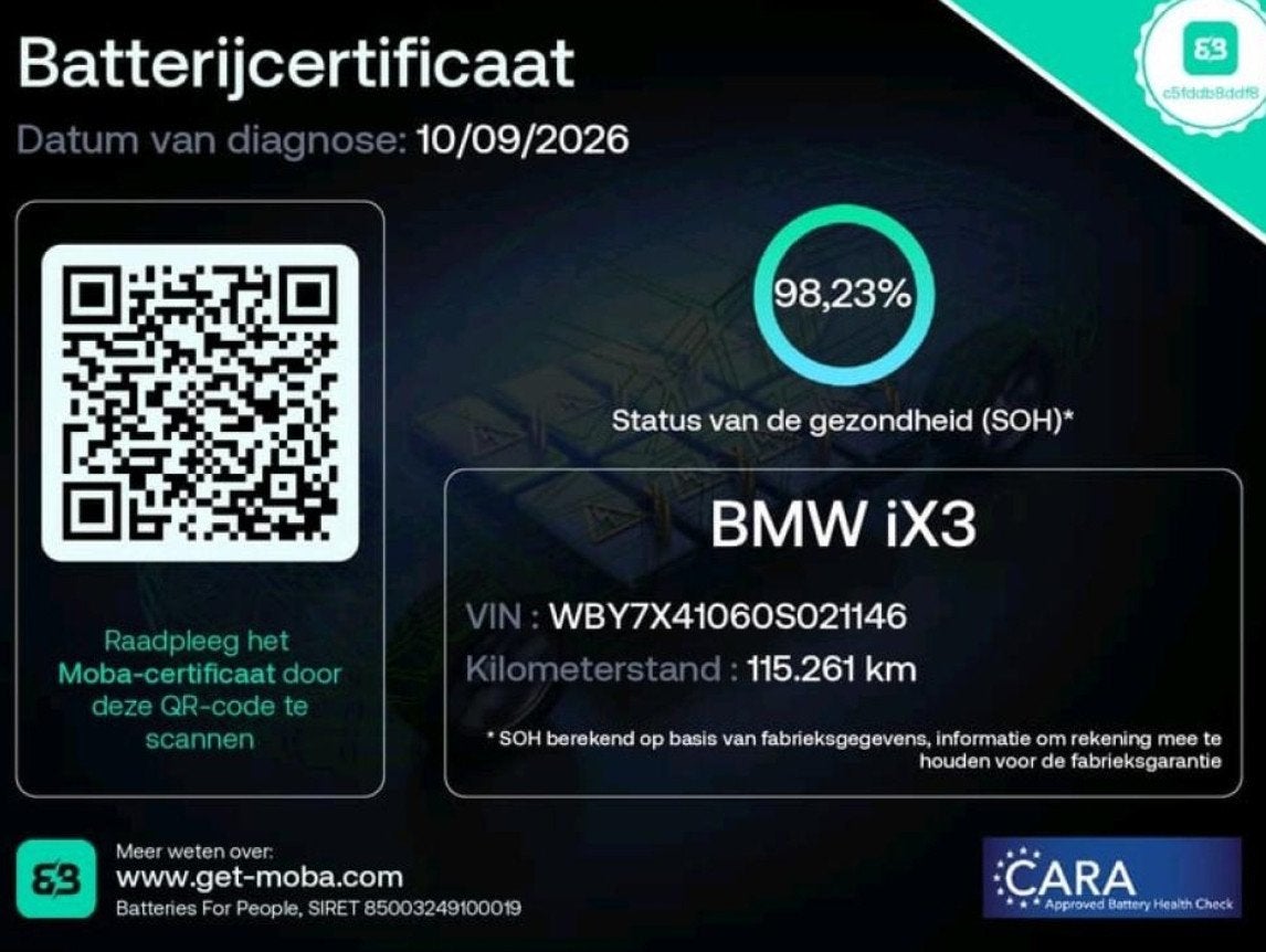 BMW IX3 Executive 80 kWh SHADOW LINE 98% SOH PANO|LEDER|CARP, Auto's, Dealer onderhouden, Achterwielaandrijving, Gebruikt, 133 min