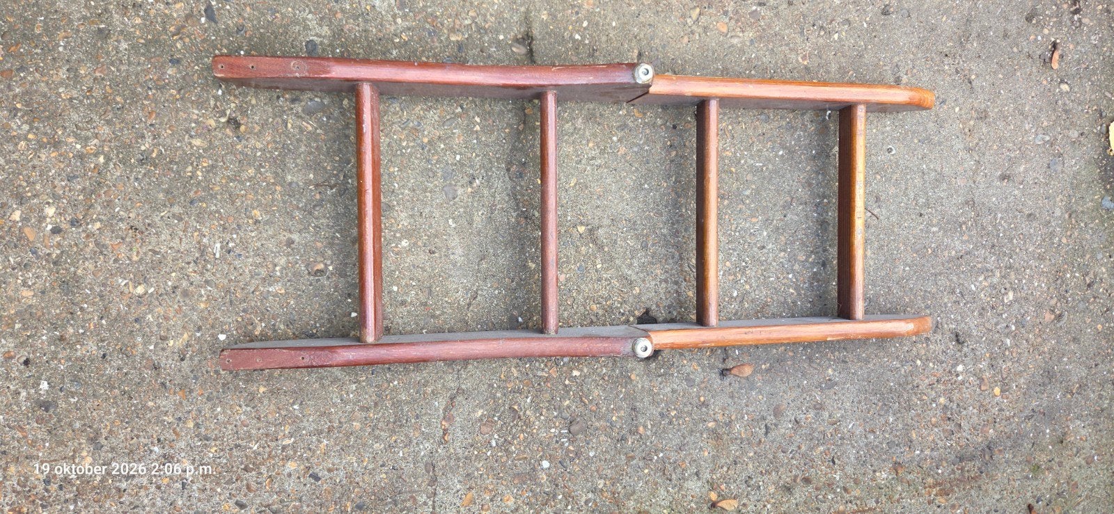 Trem opklapbare houten zwemtrap 4 treden, Ophalen, Gebruikt, Overige typen