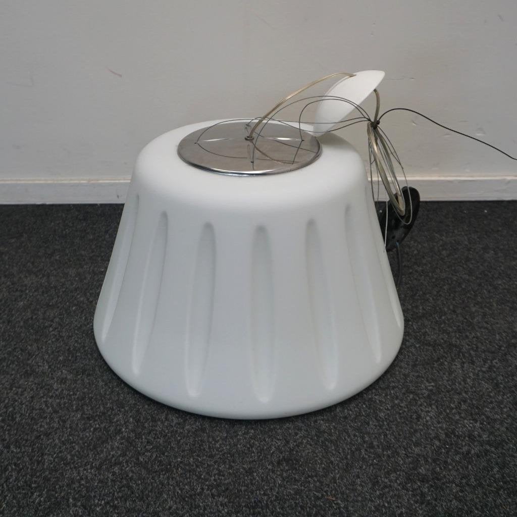 Design Lampen | Hanglampen | Wit | Glas | Lampen, Gebruikt, -, -, Ophalen of Verzenden