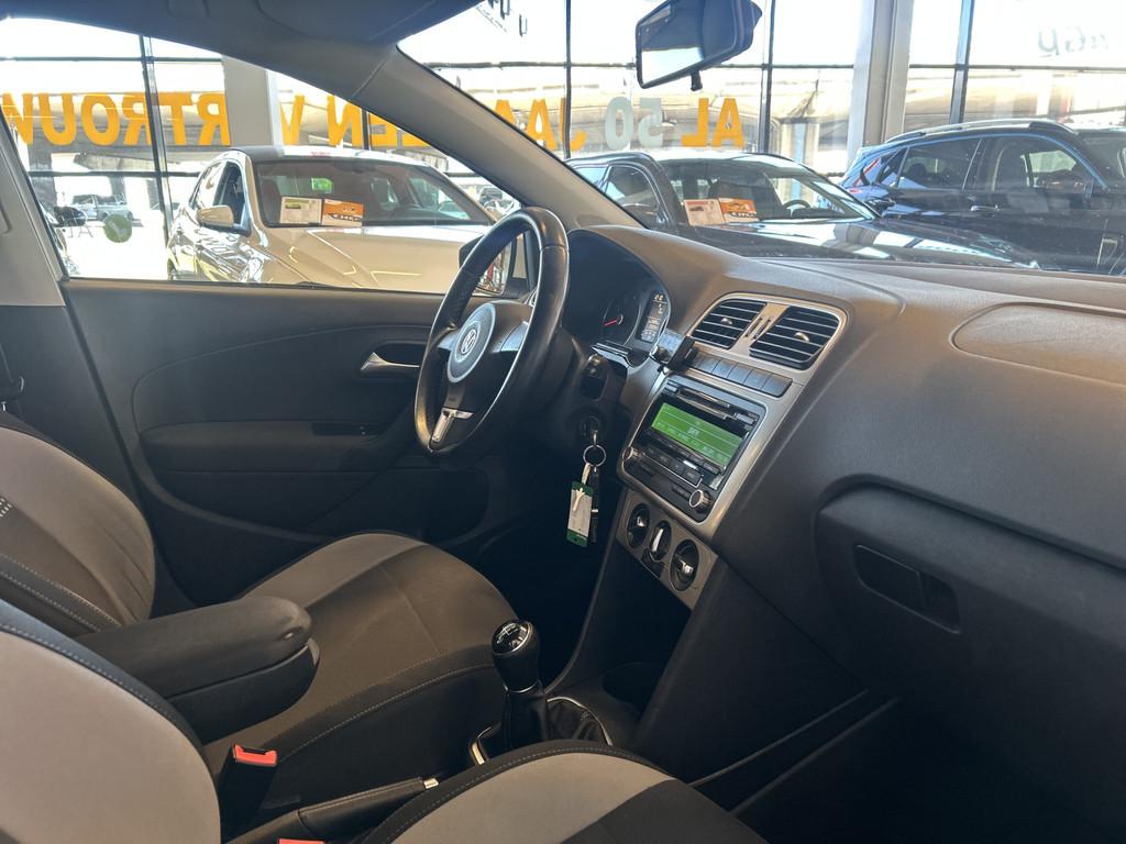 Volkswagen Polo 1.2 TSI BlueMotion High Edition | Cruise con, Euro 5, Stof, Zwart, 4 cilinders