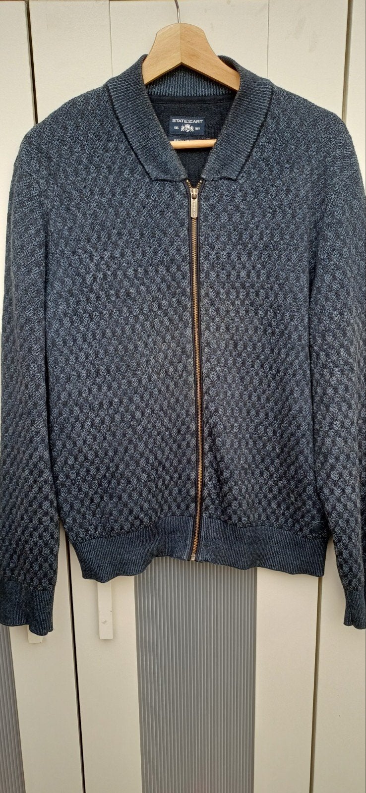 State of Art donkerblauw vest maat M, State of Art, Ophalen of Verzenden, Gedragen, Maat 48/50 (M)