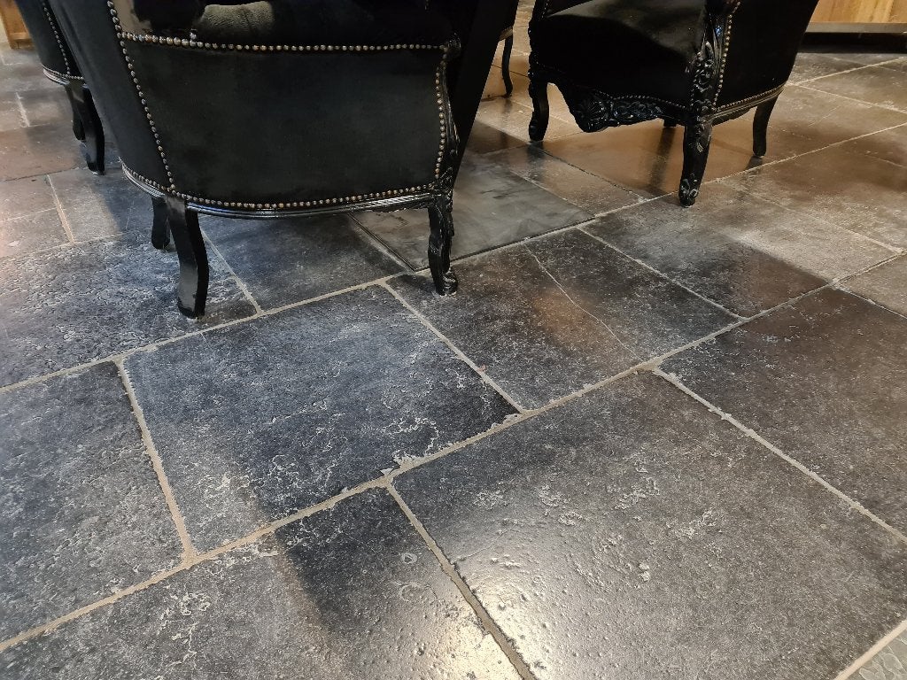 landelijke plavuizen Belgisch Hardsteen Antique 60x60 cm, Tuin en Terras, Ophalen of Verzenden, Nieuw, Overige materialen, Overige typen