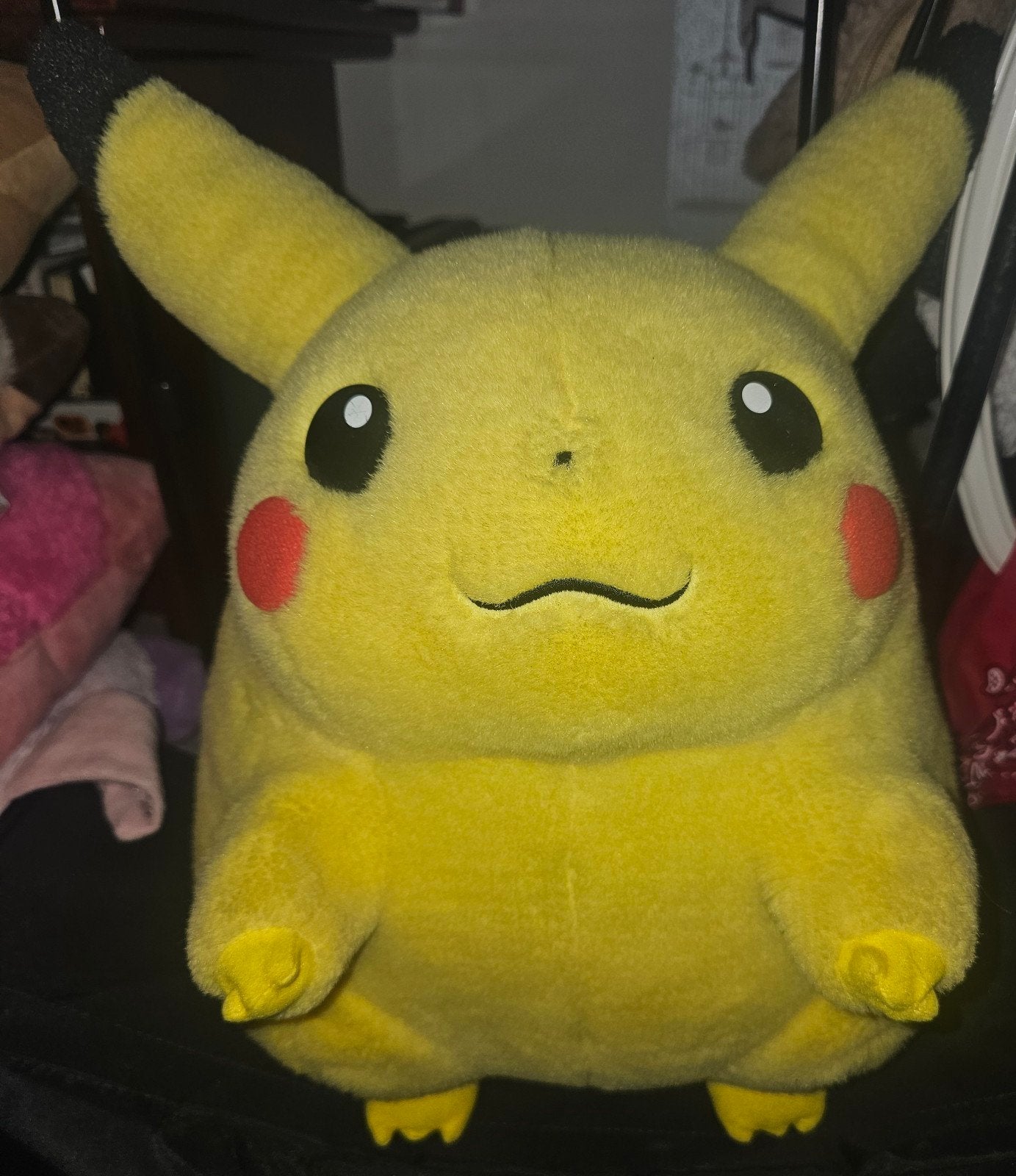 Grote Pikachu Knuffel - Pokémon - Hasbro Tomy 1999, Gebruikt, Geel, Overige typen, Ophalen of Verzenden