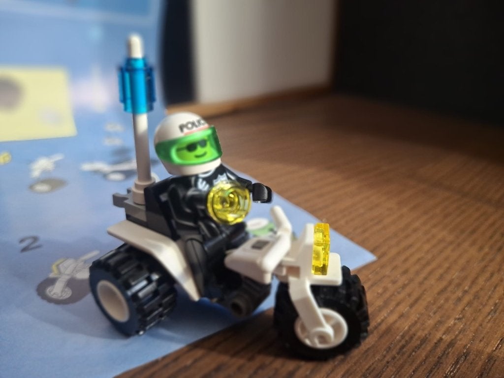 LEGO 6324 Chopper Cop – compleet met boekje, City, Lego, Ophalen of Verzenden, Complete set