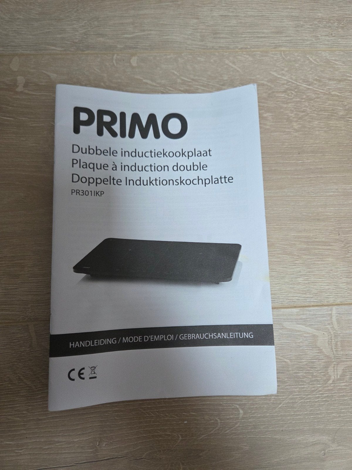 Primo dubbele inductiekookplaat - defect, Witgoed en Apparatuur, Ophalen, 3 kookzones of minder, Inductie, Niet werkend