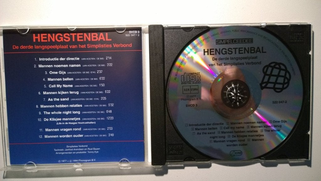 Het Simplisties Verbond - Hengstenbal, Ophalen of Verzenden, Zo goed als nieuw