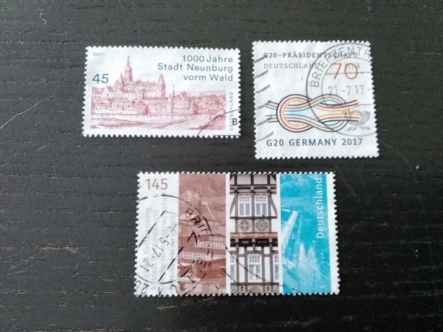 26167 Duitsland  2017 G20 zegel 1000 jaar Neunburg, Ophalen of Verzenden, 1990 tot heden, Gestempeld