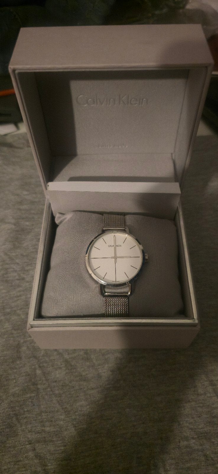 Calvin Klein Even Horloge K7B23121 – Met Doos, Sieraden, Tassen en Uiterlijk, Overige merken, Staal, Staal, Polshorloge