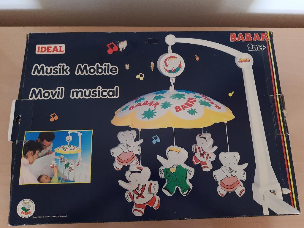 Babar : Vintage muziekmobiel- snel overnemen graag, Verzamelen, Ophalen of Verzenden, Gebruikt, Tv, Overige typen