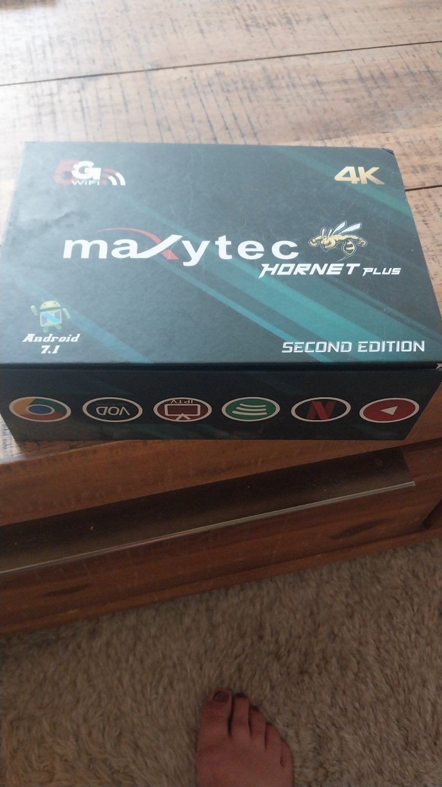 Maxytec Hornet Plus SE 4K PVR - Reset/Update nodig, Ophalen of Verzenden, Niet werkend, Decoder