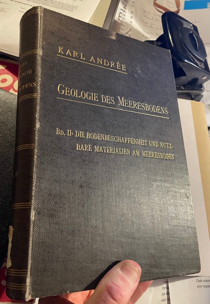 Geologie des Meeresbodens. Band II, Gelezen, Ophalen of Verzenden, Dr. K. Andrée, Natuurwetenschap