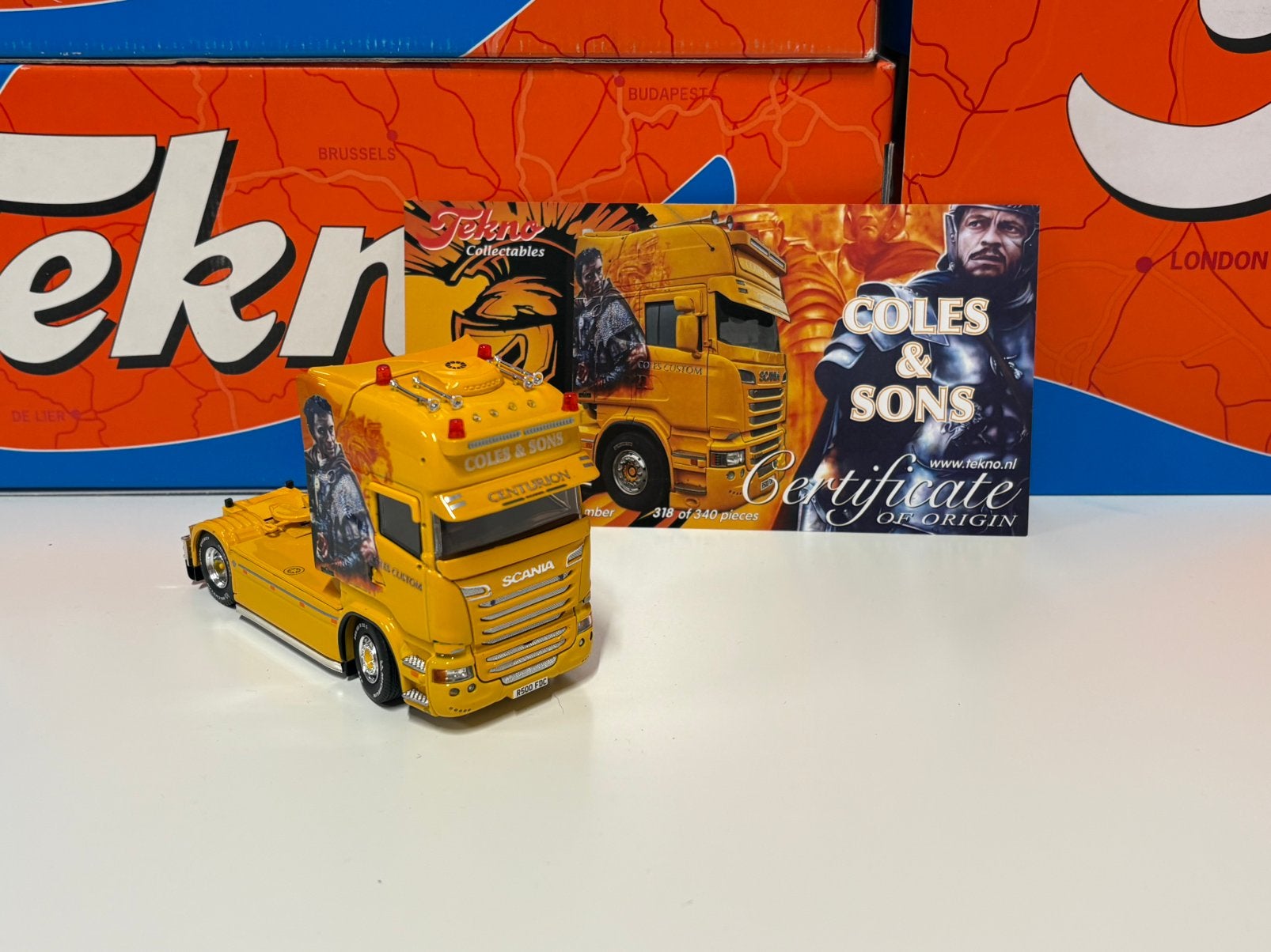 Tekno Coles & Sons, Hobby en Vrije tijd, Ophalen of Verzenden, Zo goed als nieuw, Bus of Vrachtwagen, Tekno