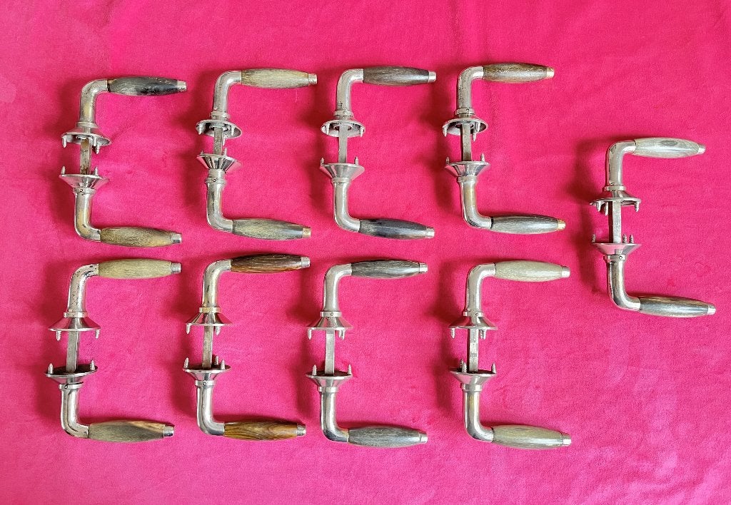 Tonmodel antieke deurkinken, klinken, krukken, grepen, klink