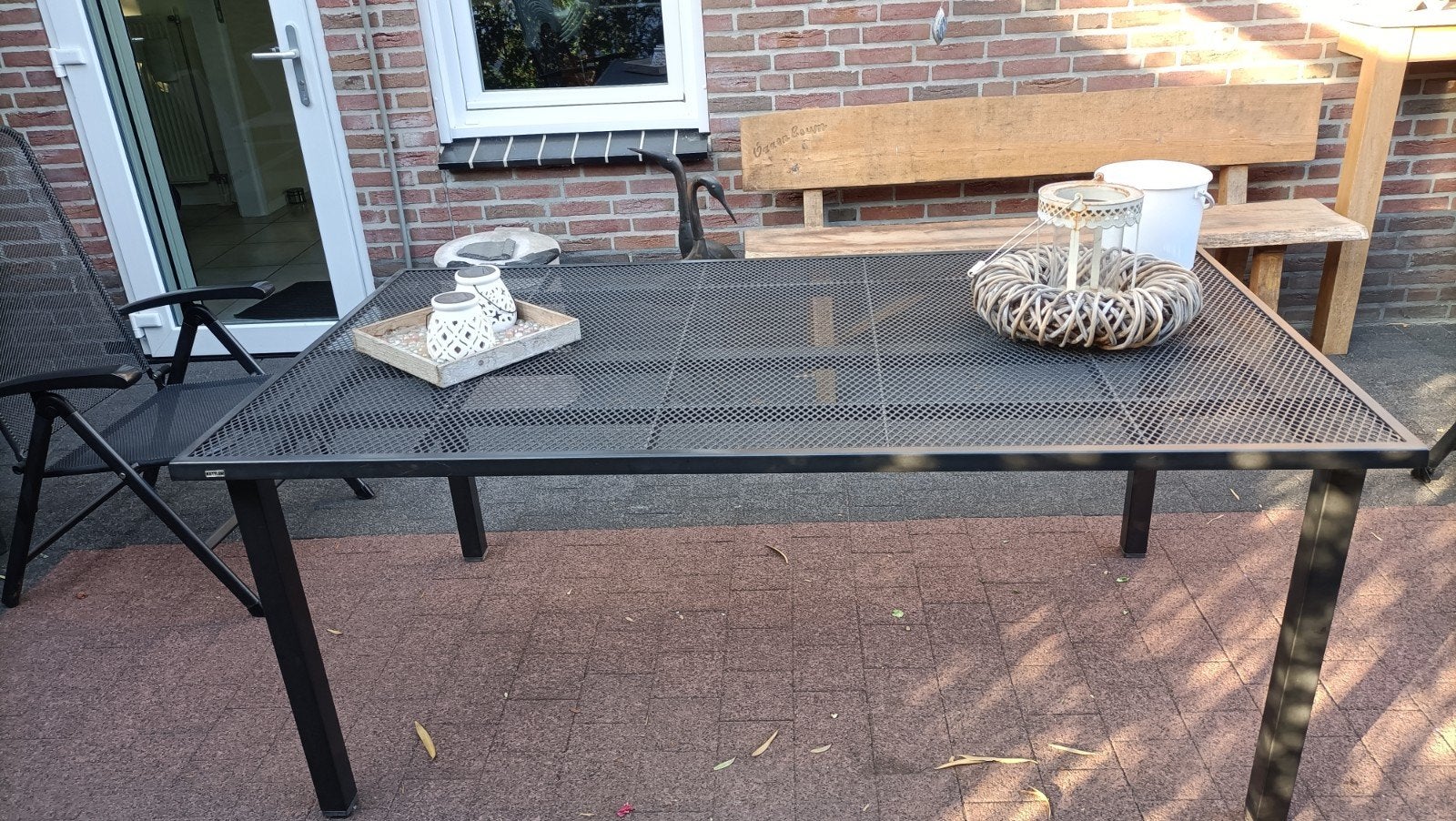 Foto 3 van tuintafels draadstaal antraciet  RoyalGarden. Kettler