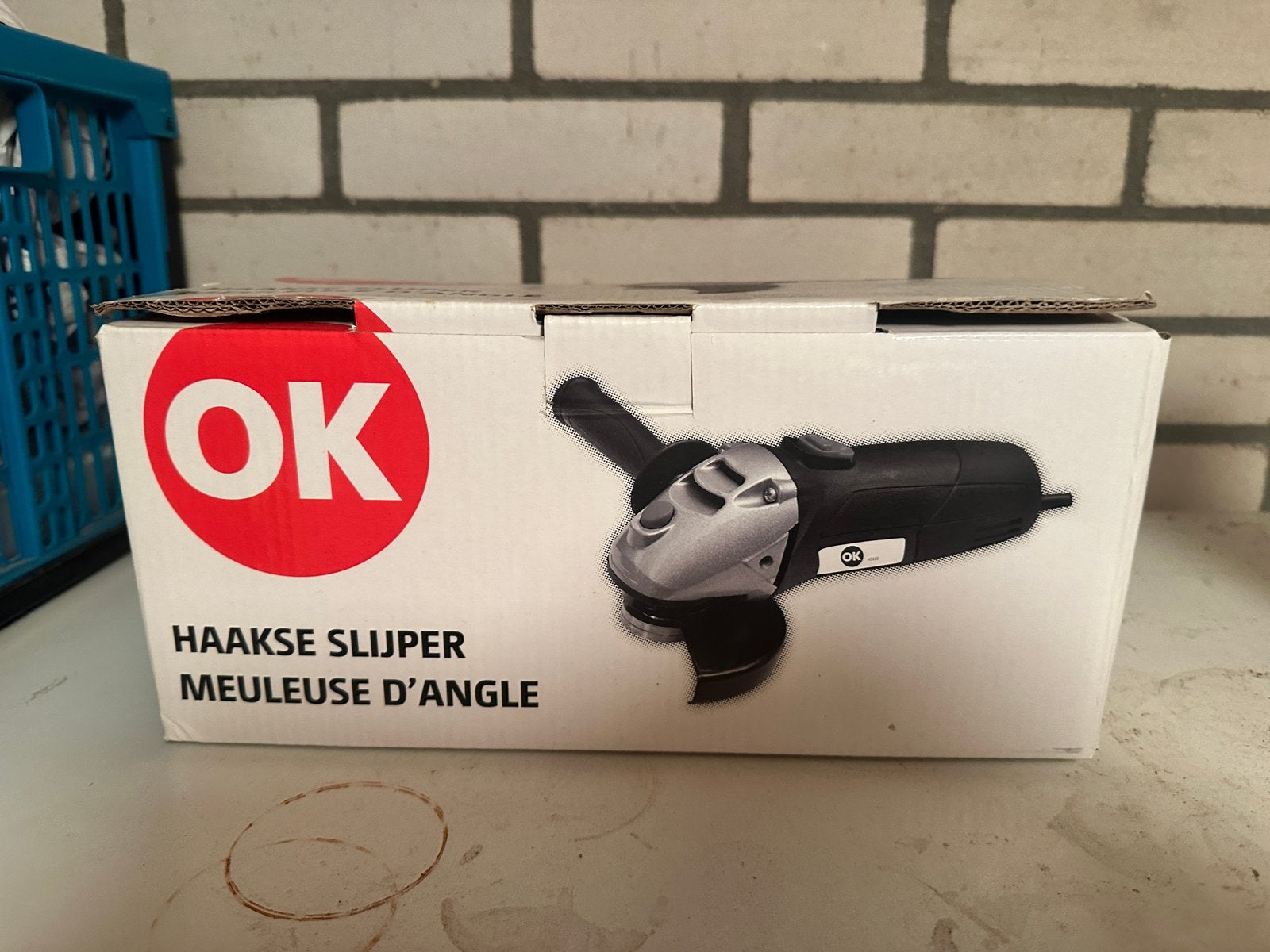 OK Haakse Slijper HS-115 - 710 watt, Ophalen, Nieuw, 700 tot 1000 watt, Haakse handslijpmachine
