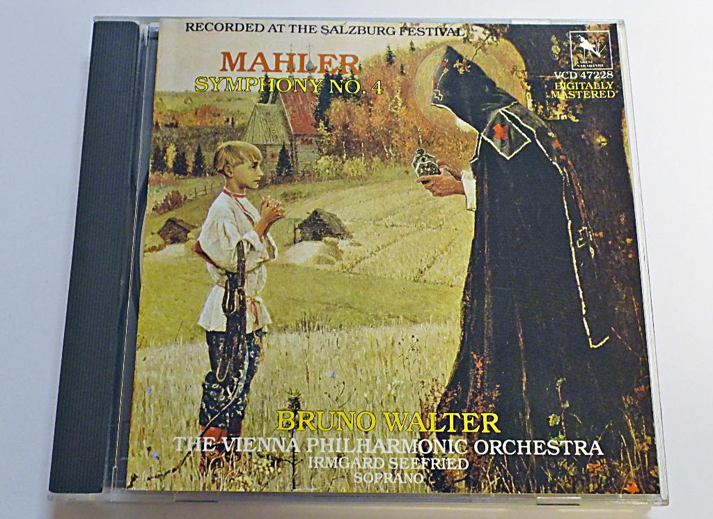 Mahler symfonie 4 Walter Varese JVC Japan CD no ifpi 1985, Ophalen of Verzenden, Romantiek, Gebruikt, Orkest of Ballet