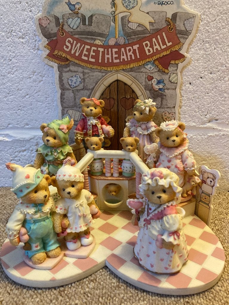 cherished teddies sweetheart ball, Ophalen, Zo goed als nieuw, Beeldje, Cherished Teddies