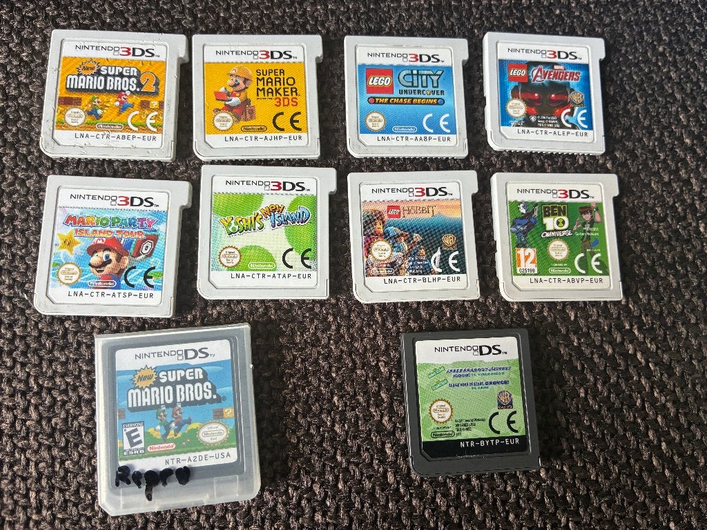 8x losse 3DS games en 2x DS games, Avontuur en Actie, Gebruikt, 1 speler, Ophalen of Verzenden