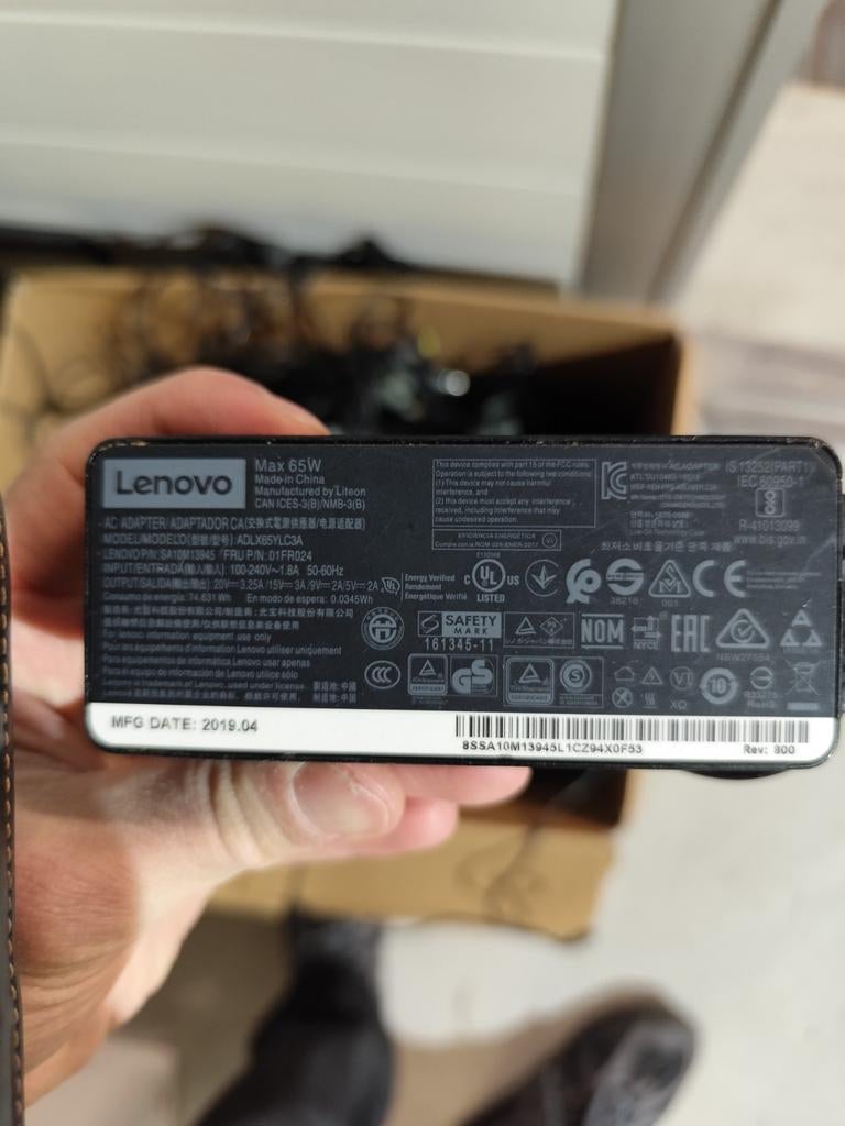 Partij Lenovo Laptop Adapters– Square Pin– 60W & 90W 80x, Lenovo, Ophalen of Verzenden, Zo goed als nieuw, Lenovo
