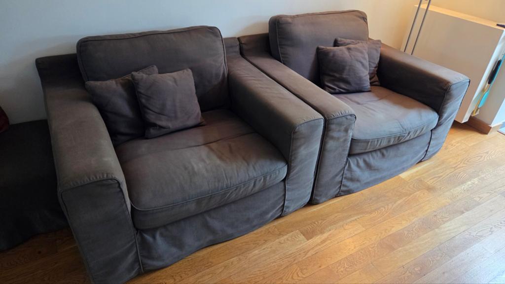 2x LoveSeats, Ophalen, Gebruikt, 75 tot 100 cm, 100 tot 125 cm