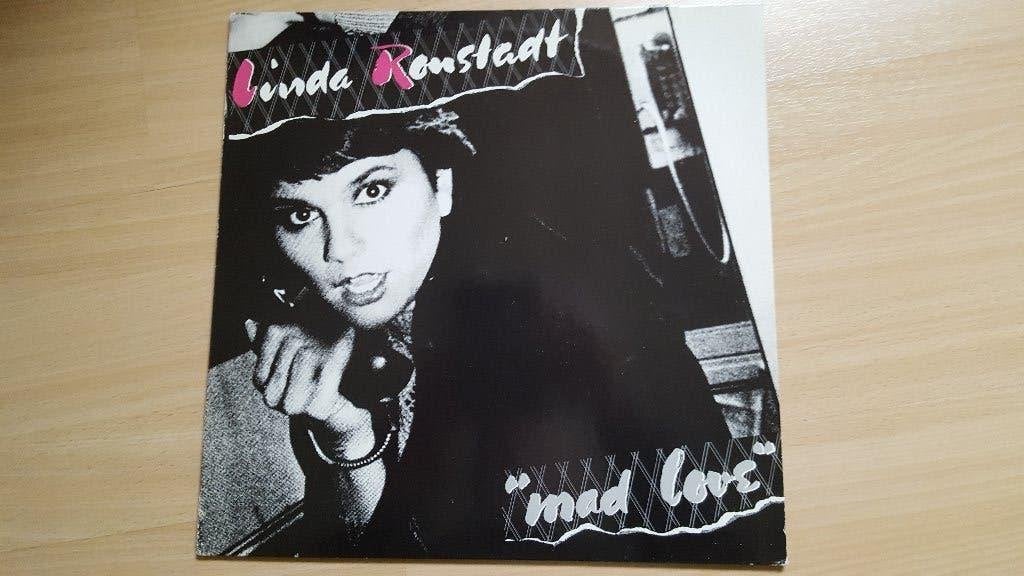 Linda Ronstadt Mad Love LP, Fotohoes, Ophalen of Verzenden, Zo goed als nieuw, 12 inch