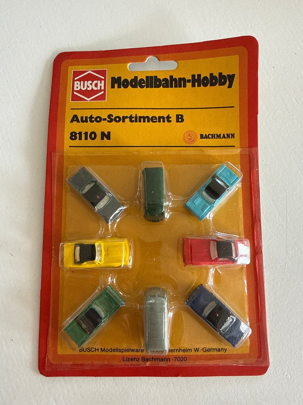 Busch Modellbahn-Hobby Auto-Sortiment B 8110 N Bachmann, Hobby en Vrije tijd, Modeltreinen | N-Spoor, Bachmann, Gelijkstroom of Wisselstroom