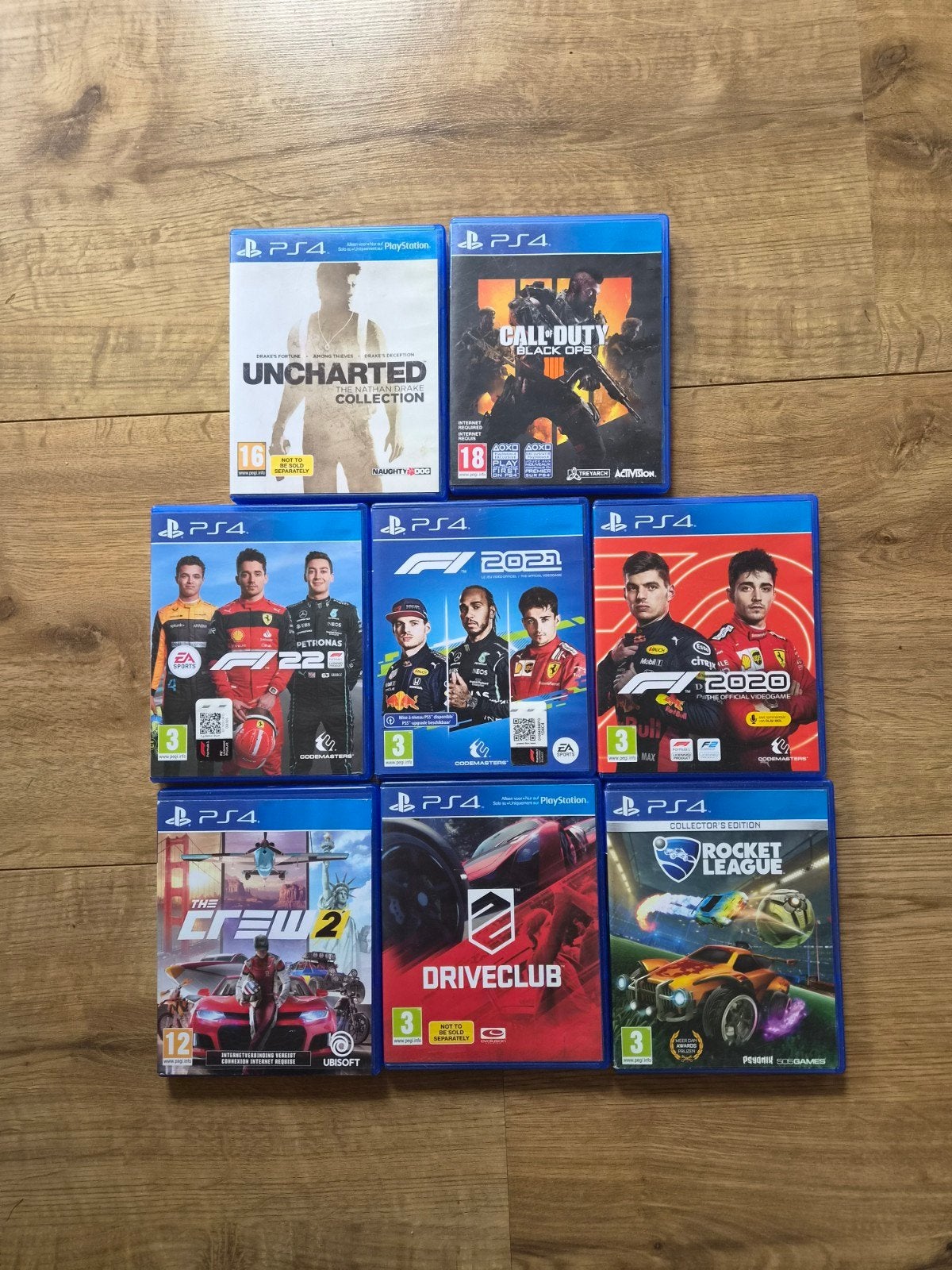 Diverse PS4 spellen, racegames, shooters en storyline, Ophalen, Vanaf 18 jaar, Racen en Vliegen, Zo goed als nieuw