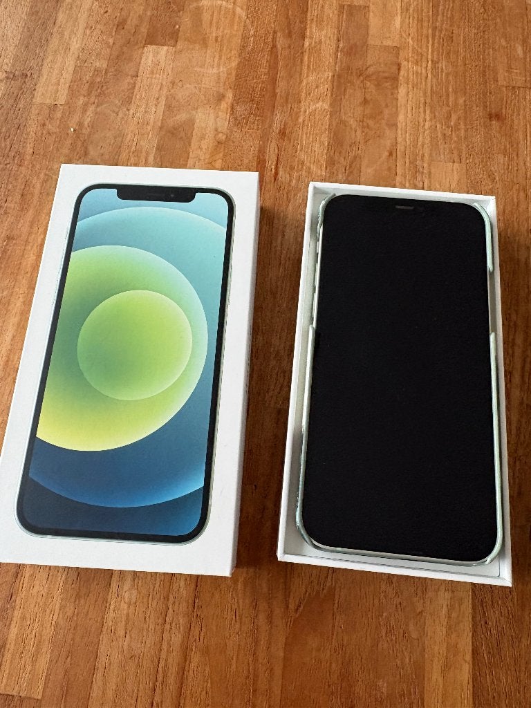 Apple iPhone 12 –128 GB– Groen –Zeer met - Originele doos, Telecommunicatie, Ophalen, 128 GB, Zo goed als nieuw, IPhone 12