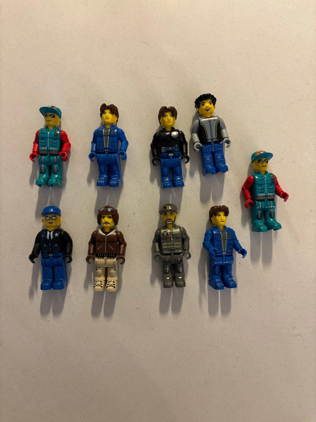 Lego Jack Stone Minifiguren - Set van 9 stuks!, Ophalen of Verzenden, Zo goed als nieuw, Minifiguur, Lego