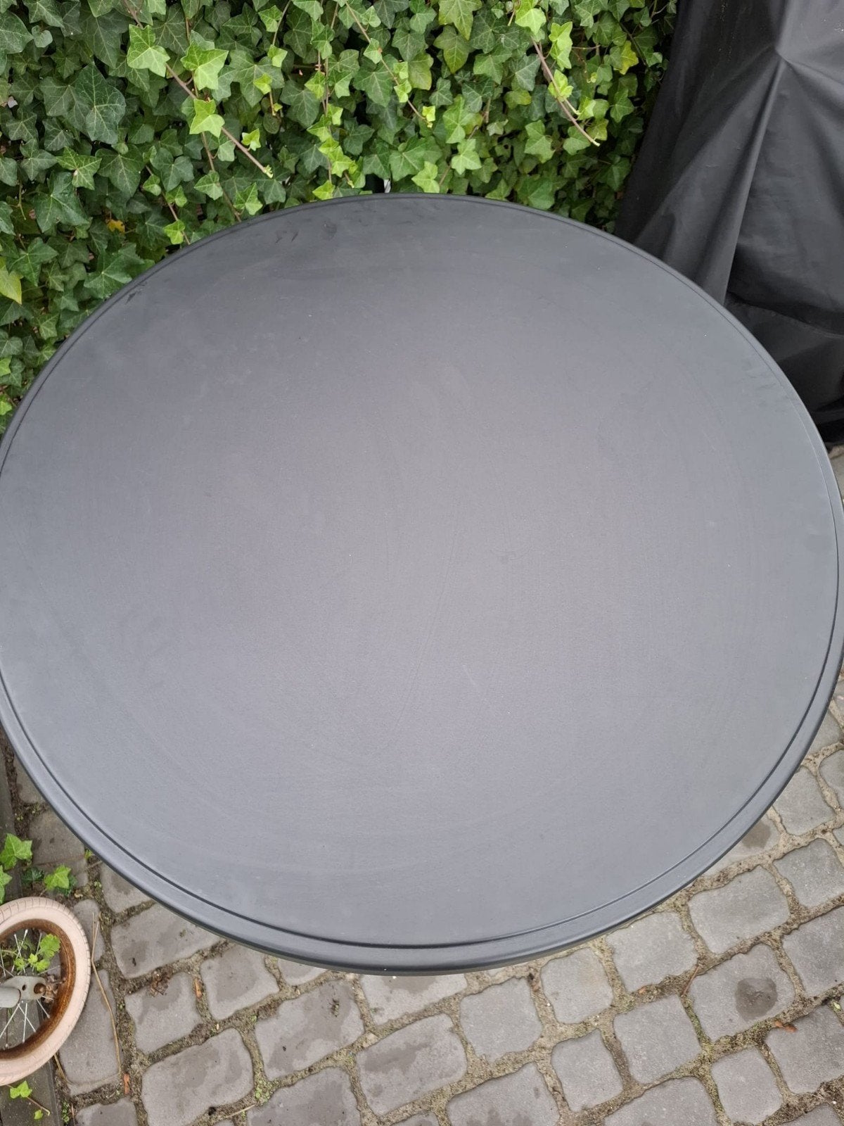 statafel, Tuin en Terras, Ophalen, Zo goed als nieuw, Rond, Metaal