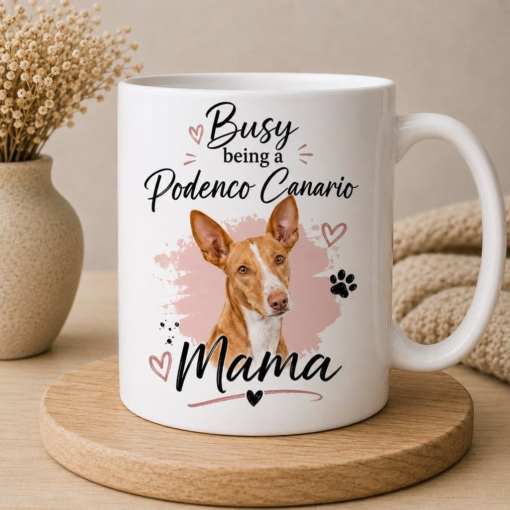 Busy being a Podenco Canario Mama - mok, Verzenden, Nieuw