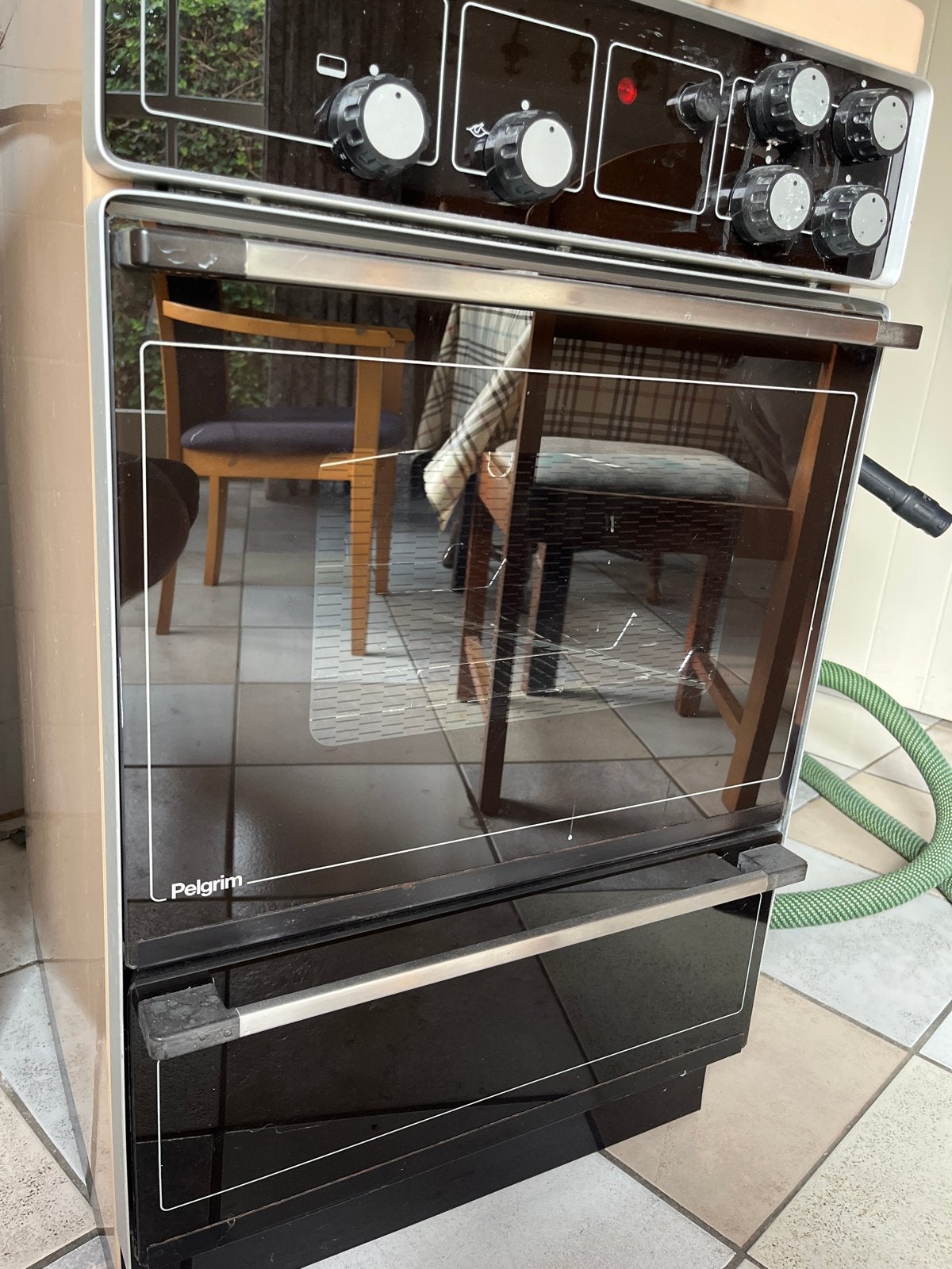 Pelgrim Vrijstaand Gasfornuis met Oven - Gebruikt, Ophalen, Gebruikt, 4 kookzones, Gas