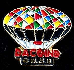 Daqoind ballon pin, Verzenden, Transport, Speldje of Pin