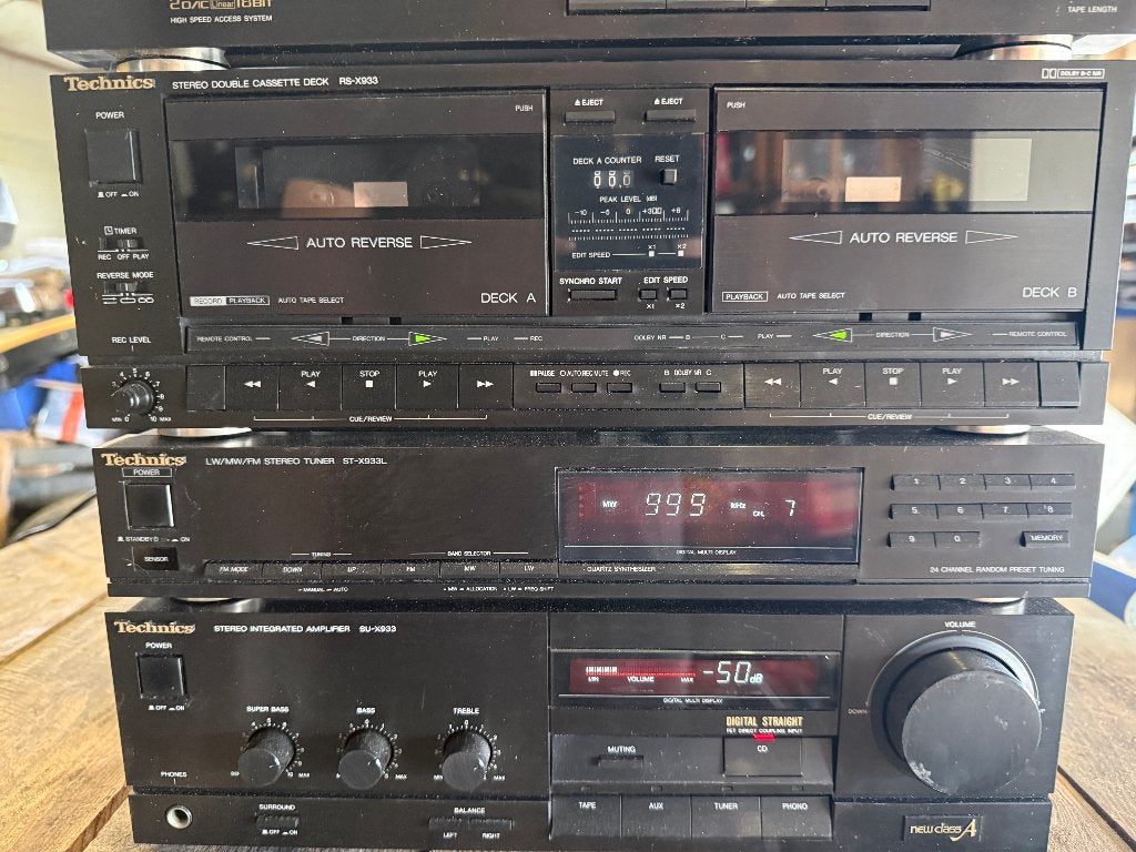 Technics Hifi Set: CD, Cassette, Tuner, Versterker, Overige merken, Gebruikt, Cassettedeck, Losse componenten