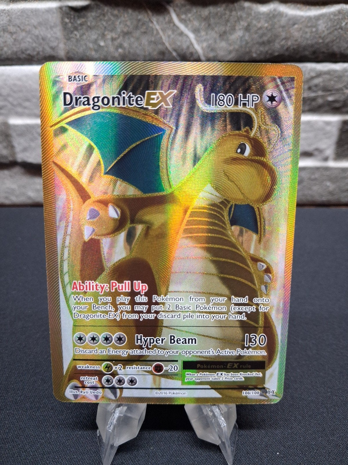 Dragonite EX Full Art Pokémon Kaart - XY Evolutions, Hobby en Vrije tijd, Verzamelkaartspellen | Pokémon, Ophalen of Verzenden