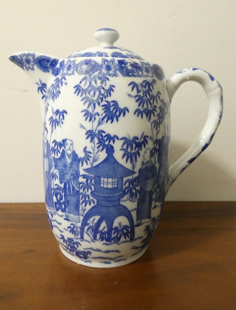 Japanse antieke koffiepot [1557-A], Ophalen of Verzenden