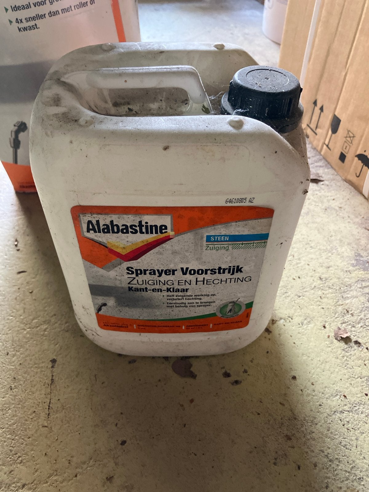 Alabastine Voorstrijk Sprayer - Zuiging en Hechting, Ophalen, Gebruikt, Overige kleuren, 5 tot 10 liter