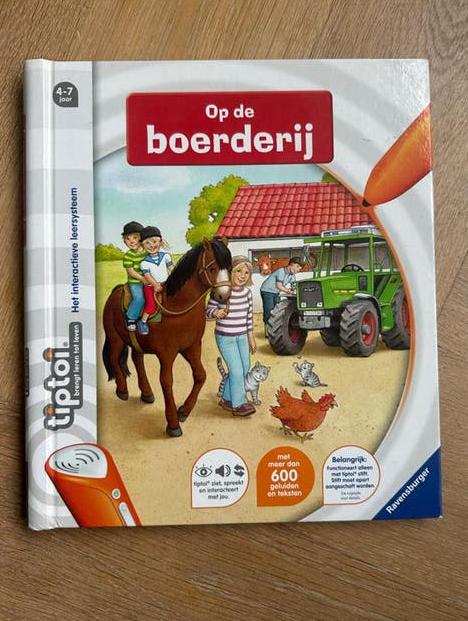 Tiptoi boek 'Op de boerderij' (Ravensburger), Ophalen of Verzenden, Zo goed als nieuw