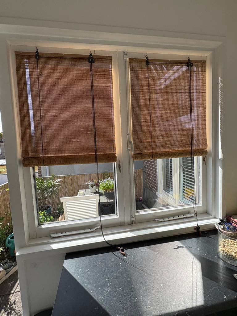 Rolgordijnen 60 x 130 Xenos, Ophalen, Bruin, 100 tot 150 cm, 50 tot 100 cm